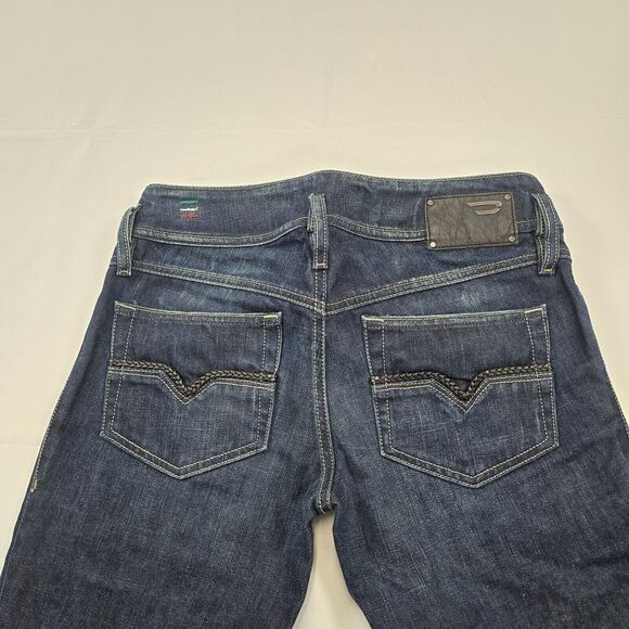 Diesel Women's Matic Jeans Stretch Size W29 L30 Blue Made In Italy - Picture 3 of 13